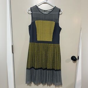 Halogen Sleeveless Pleated Dress Size 12